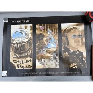Vintage 2002‎ Indianapolis 500 One Track Mind 86th Indy 500 Racing Poster 24x16